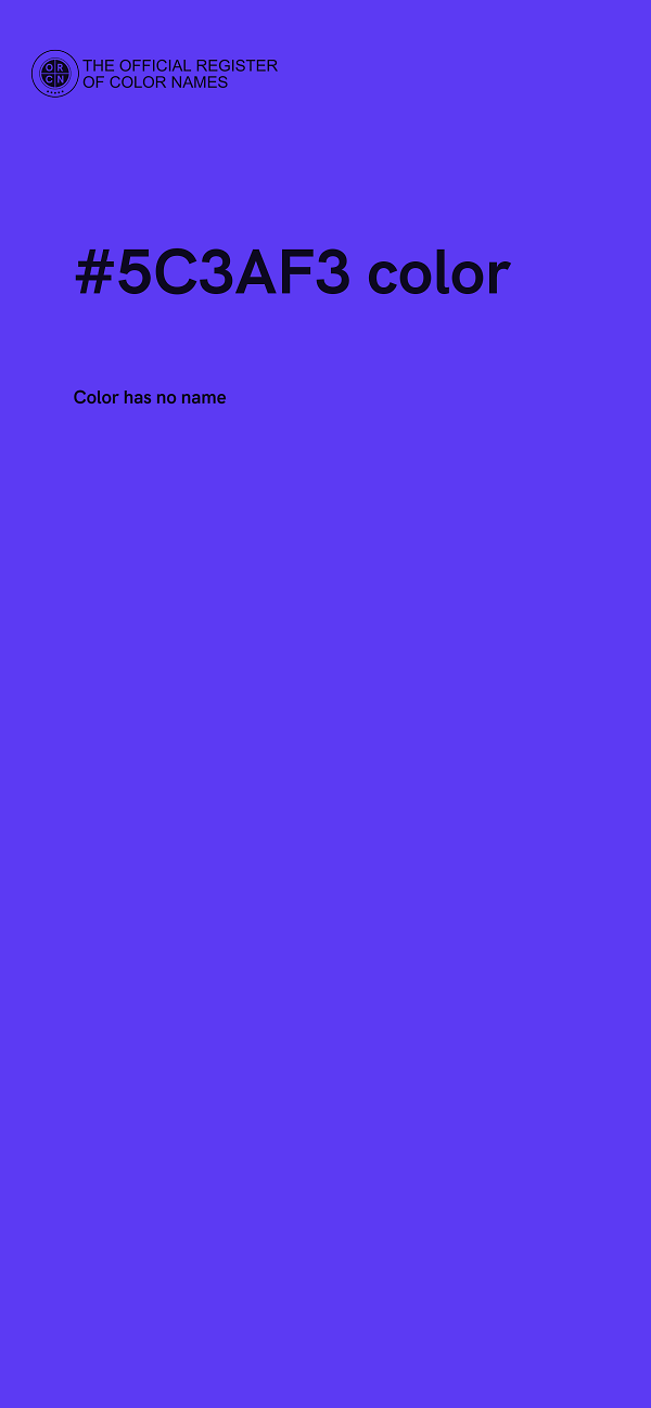 #5C3AF3 color image
