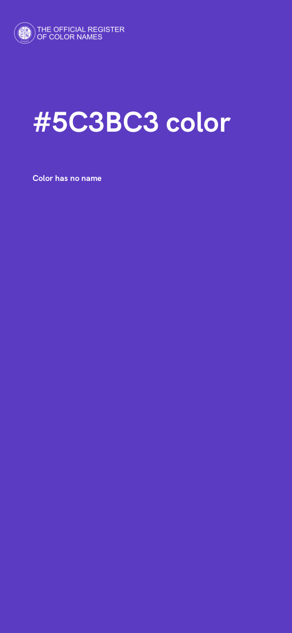 #5C3BC3 color image