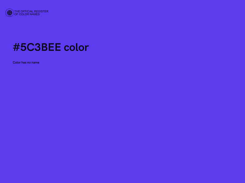 #5C3BEE color image