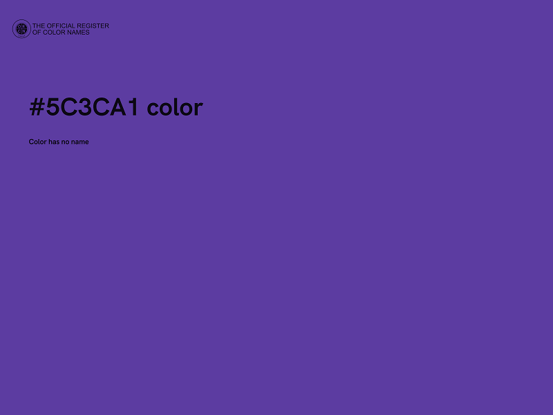 #5C3CA1 color image