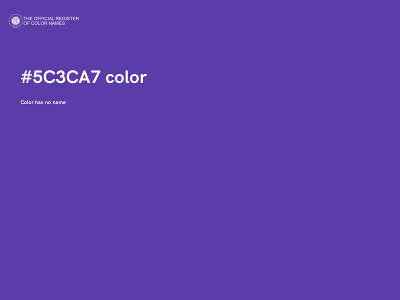 #5C3CA7 color image