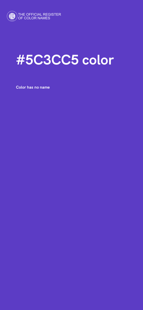 #5C3CC5 color image