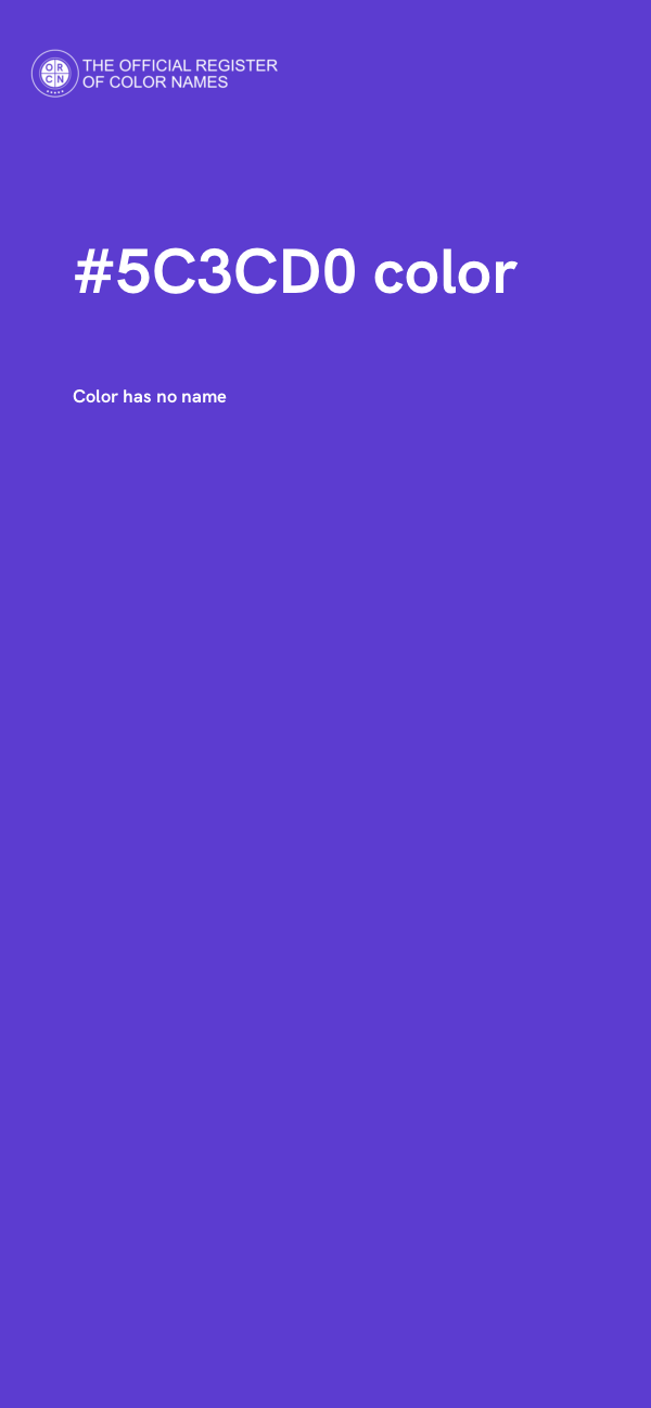 #5C3CD0 color image