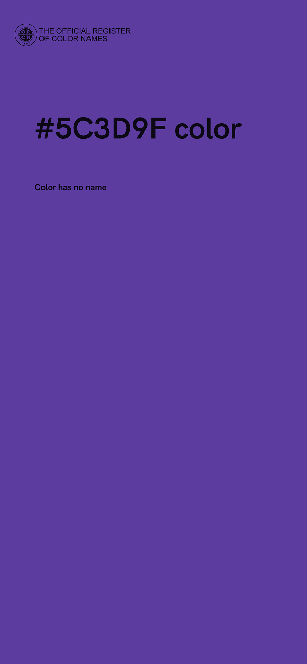 #5C3D9F color image