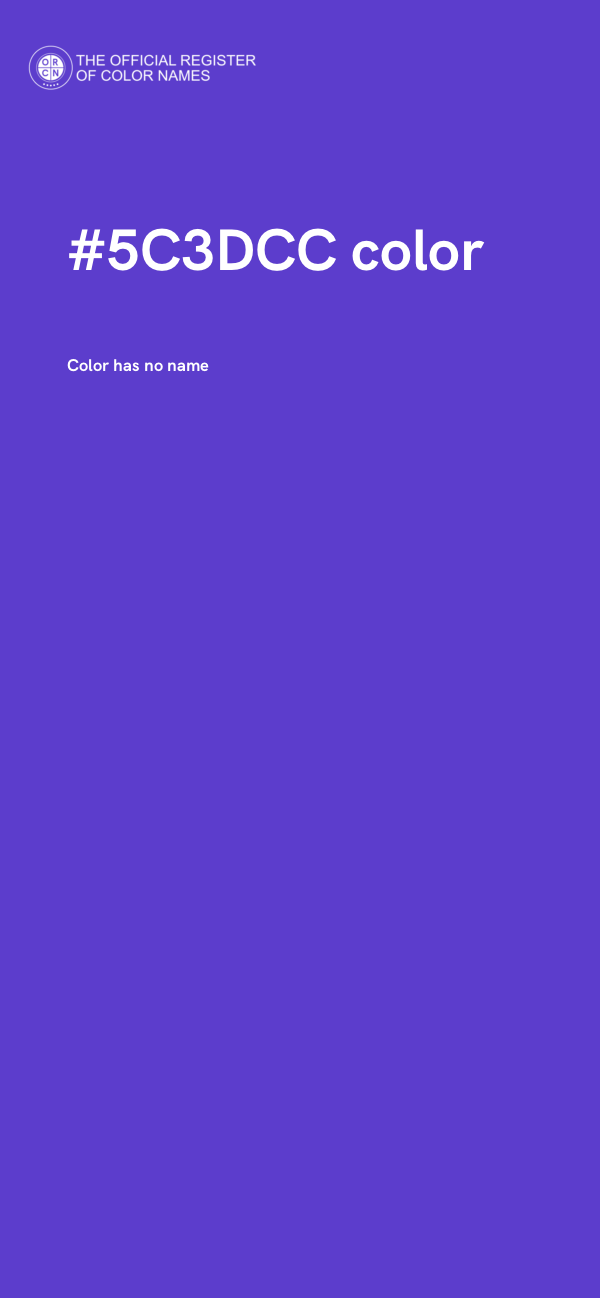 #5C3DCC color image