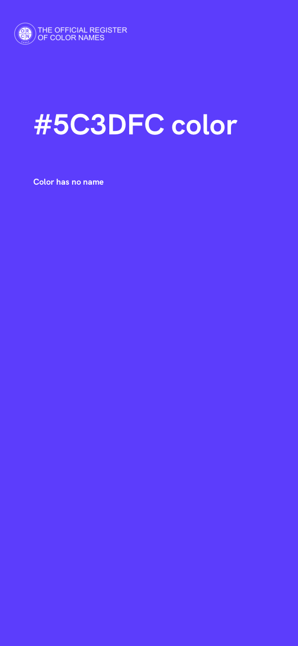 #5C3DFC color image