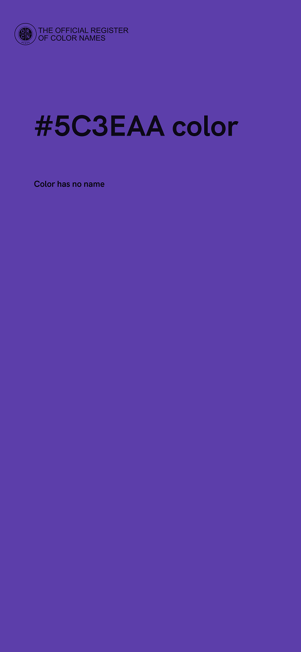 #5C3EAA color image