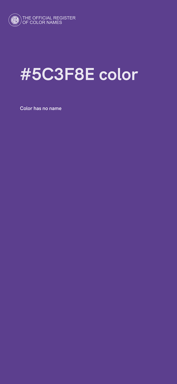 #5C3F8E color image