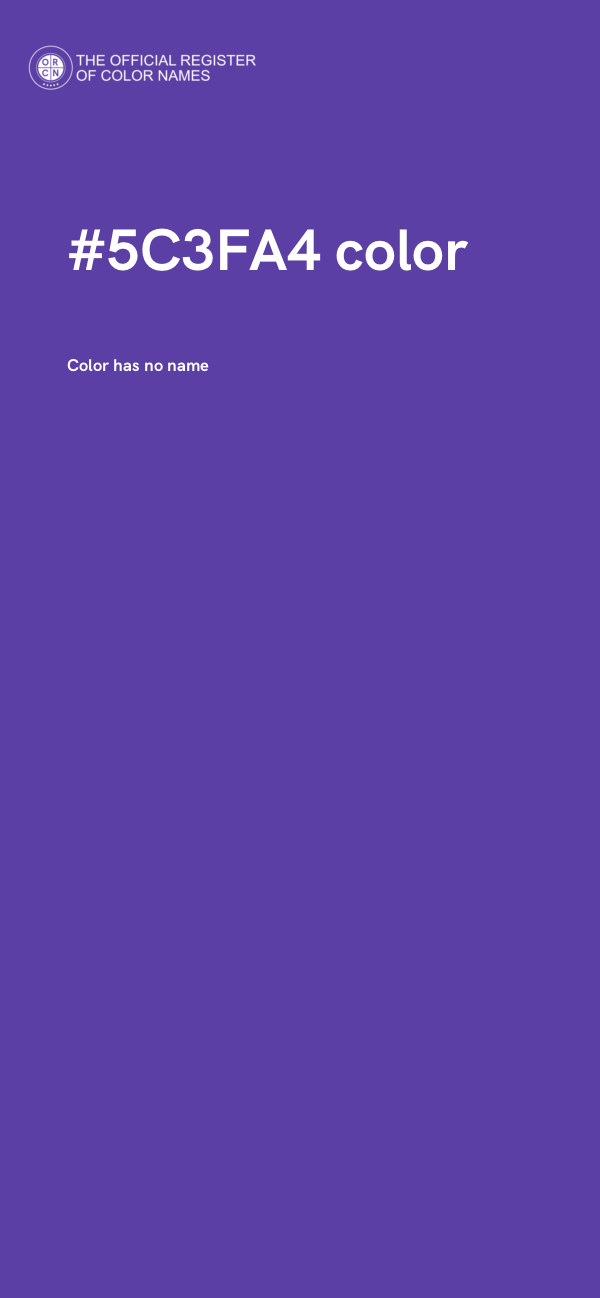 #5C3FA4 color image