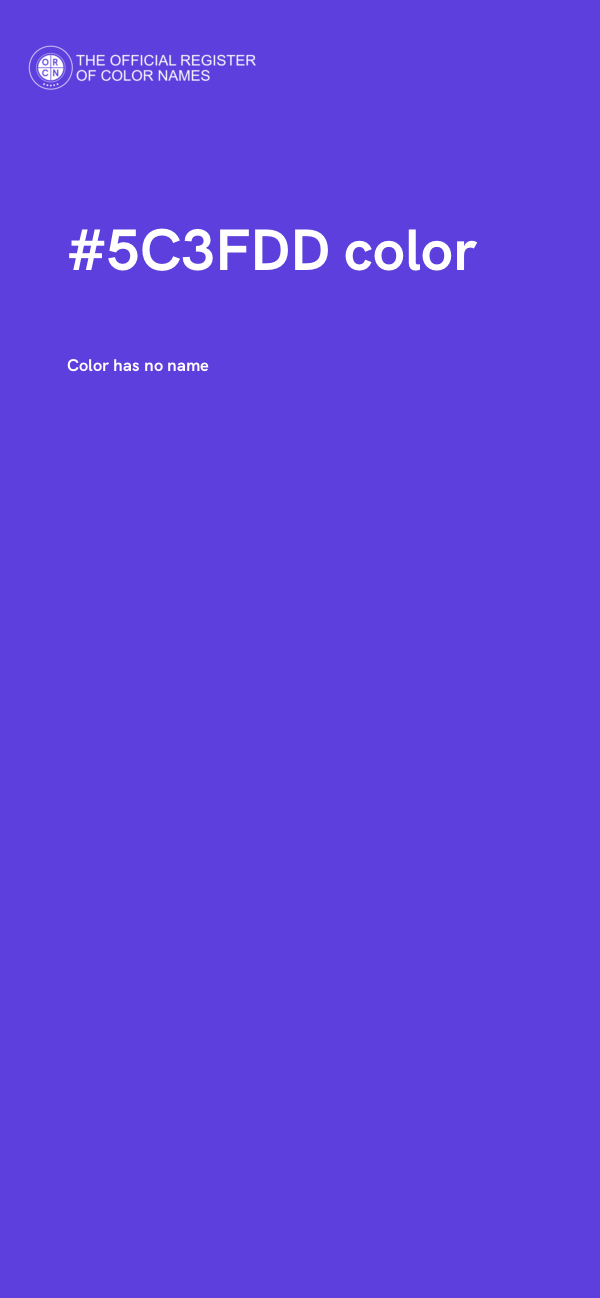 #5C3FDD color image