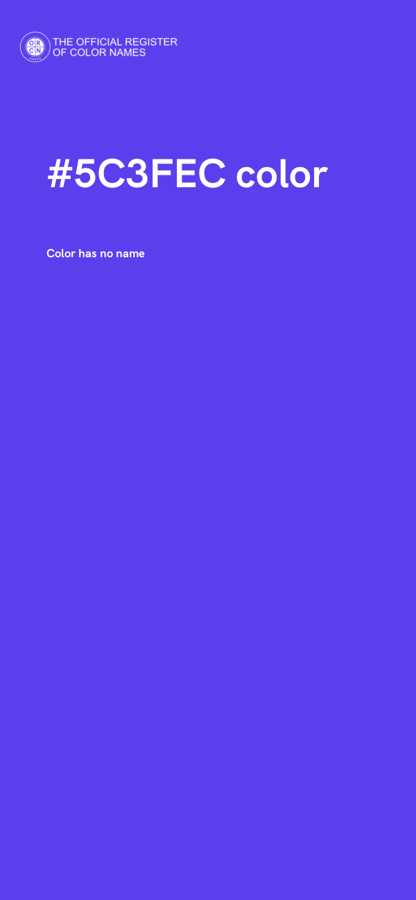 #5C3FEC color image