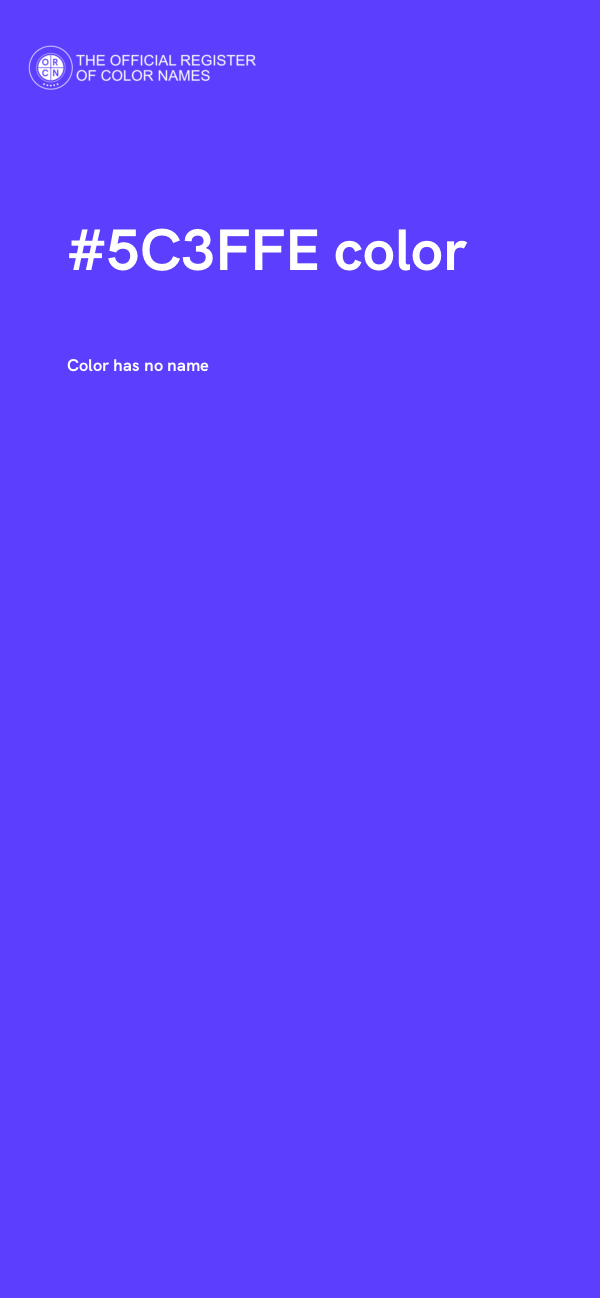 #5C3FFE color image