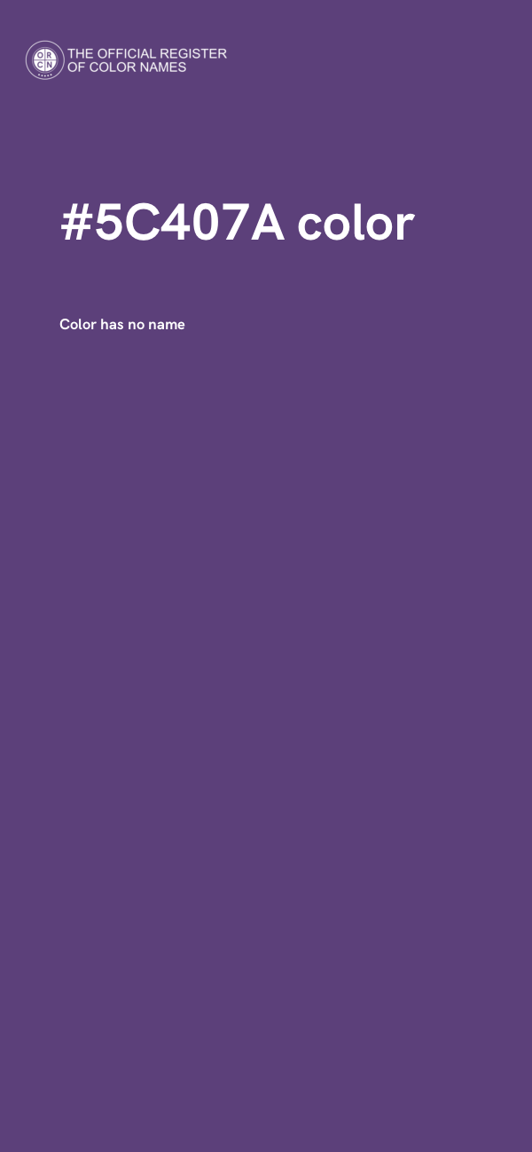 #5C407A color image