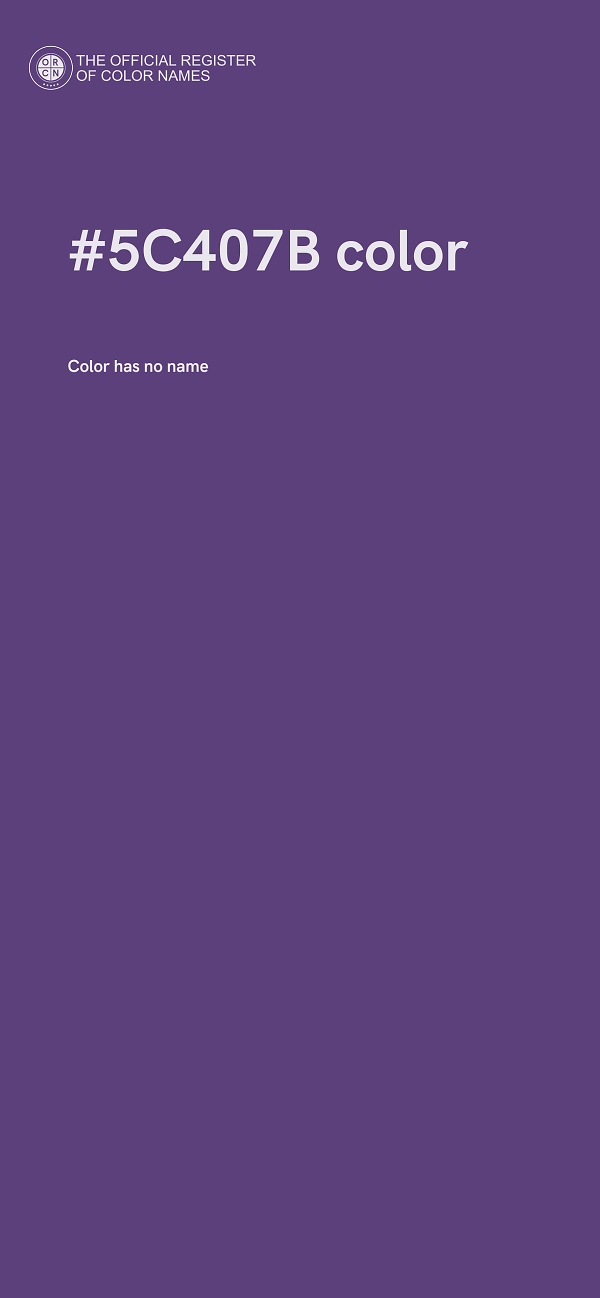 #5C407B color image