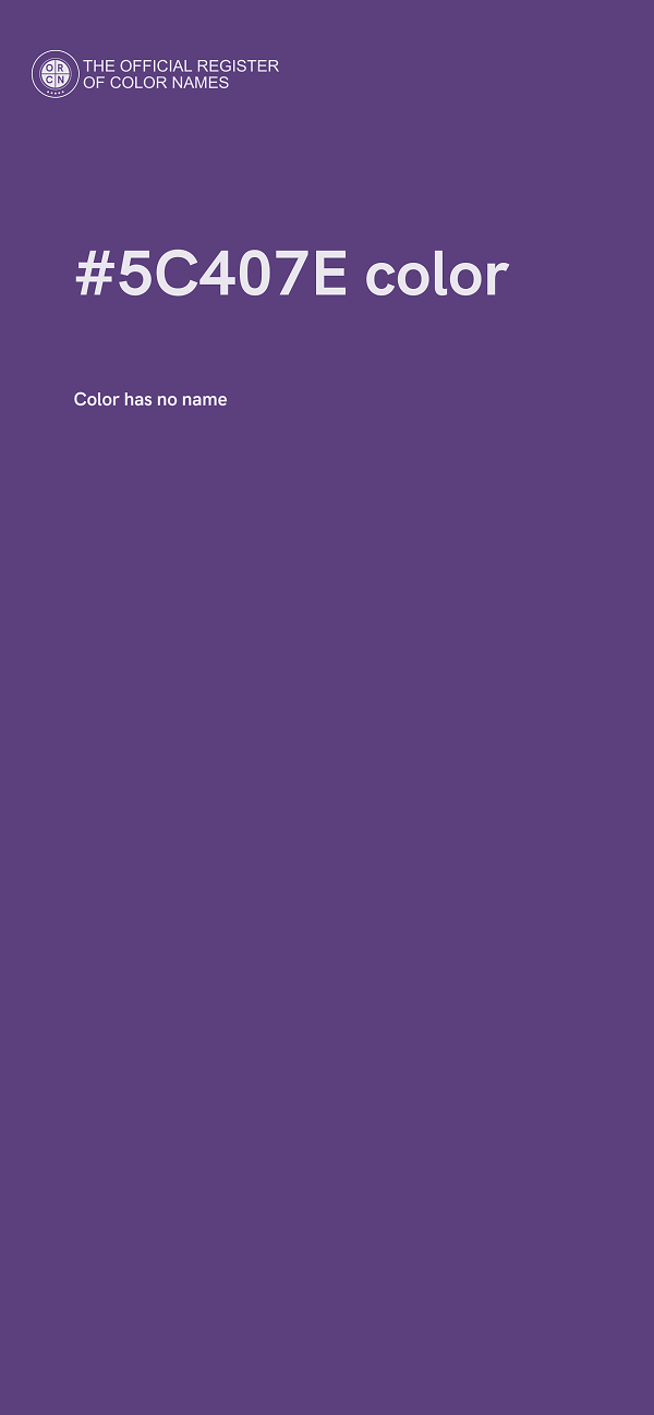 #5C407E color image