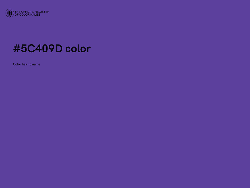 #5C409D color image