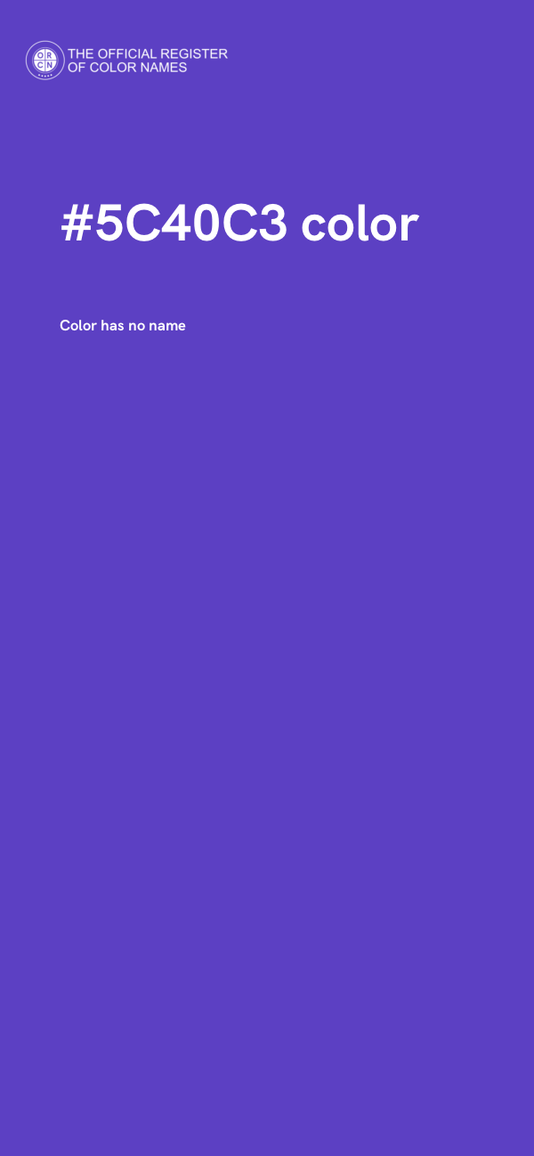 #5C40C3 color image