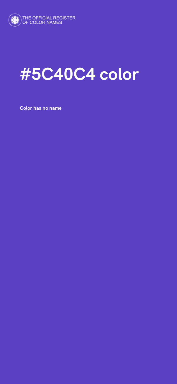 #5C40C4 color image