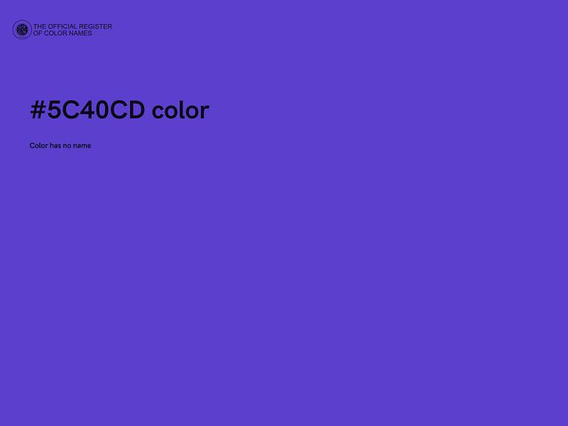 #5C40CD color image