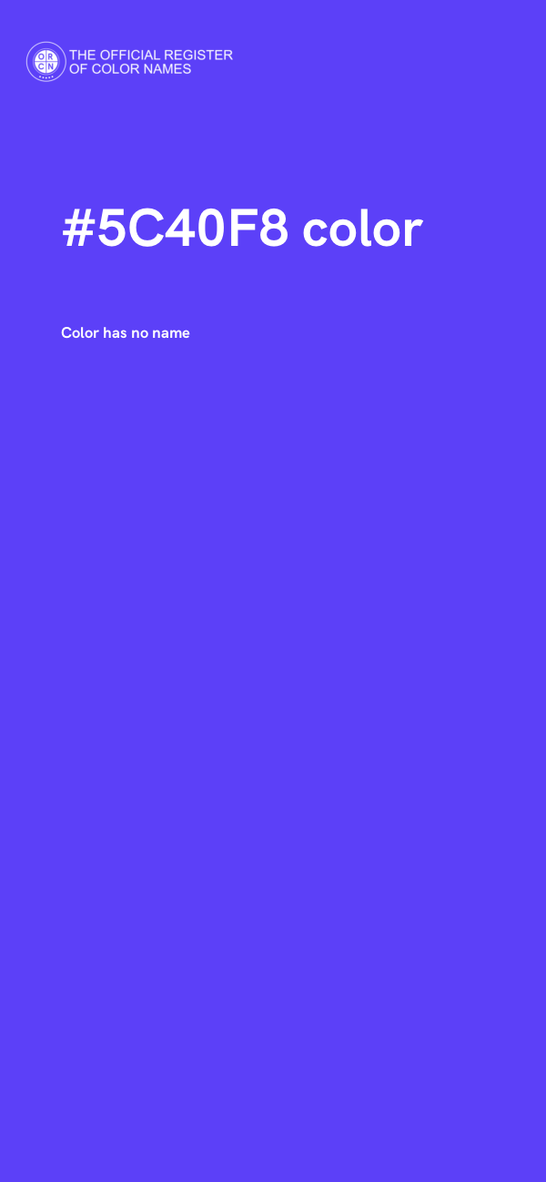 #5C40F8 color image