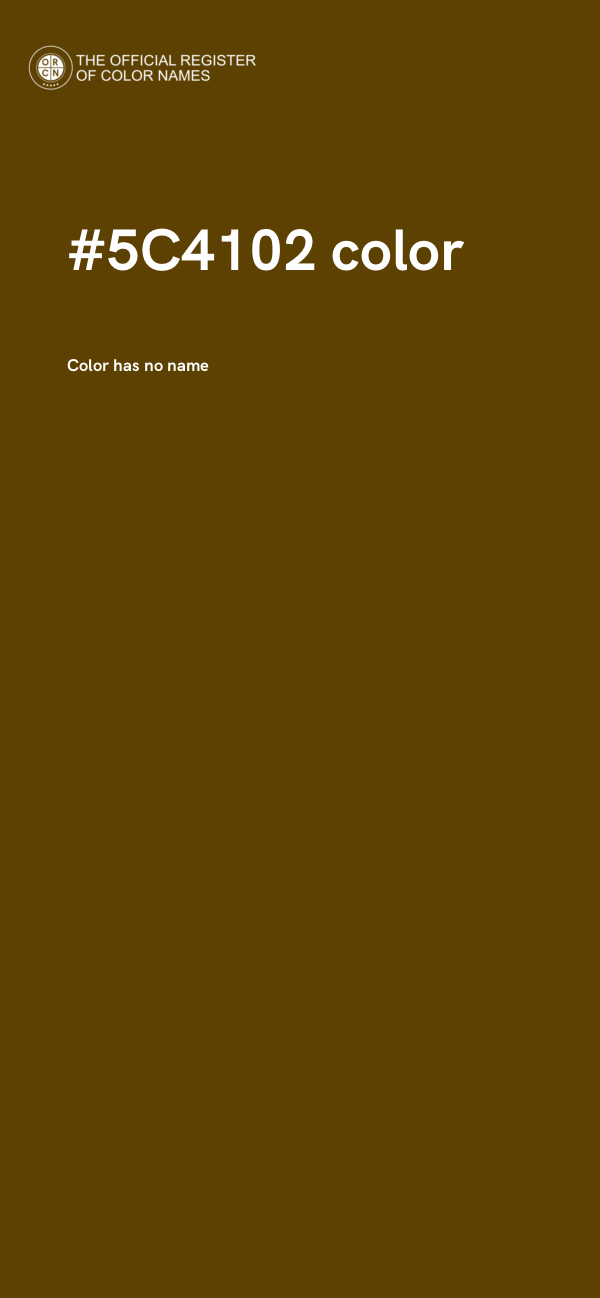 #5C4102 color image