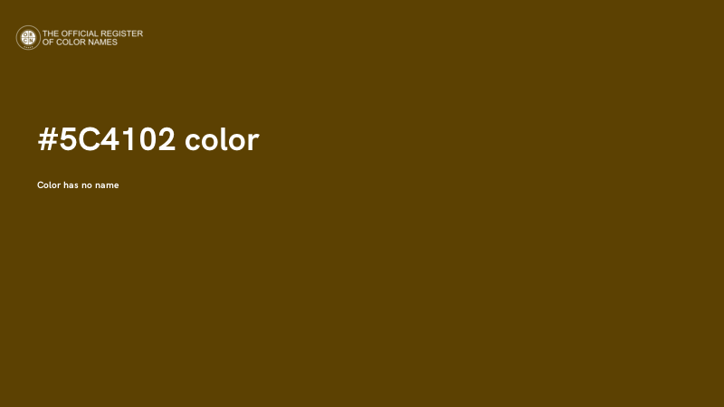 #5C4102 color image