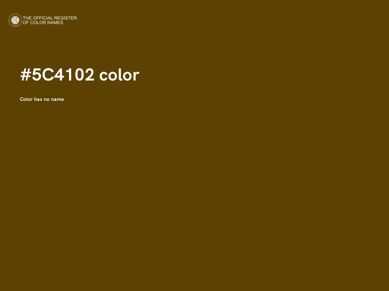 #5C4102 color image