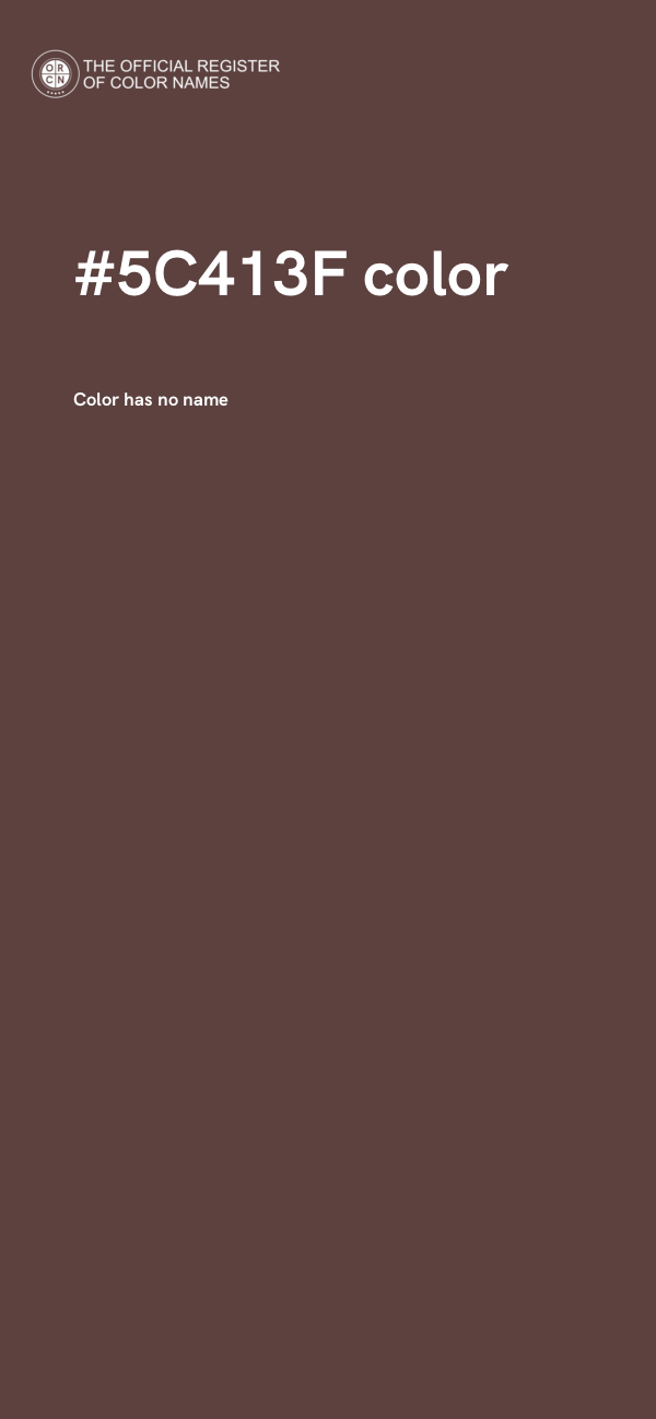 #5C413F color image