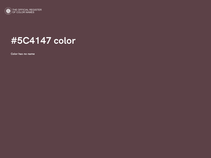 #5C4147 color image