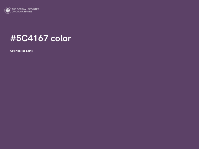 #5C4167 color image