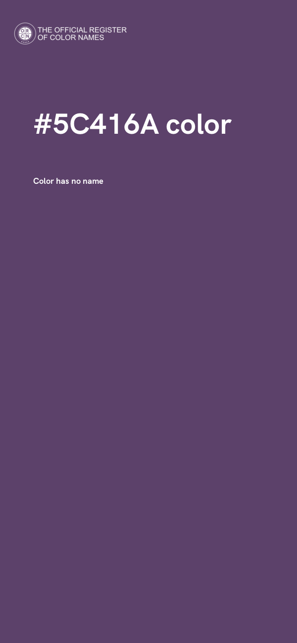 #5C416A color image