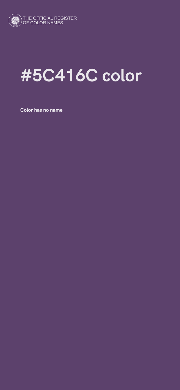 #5C416C color image