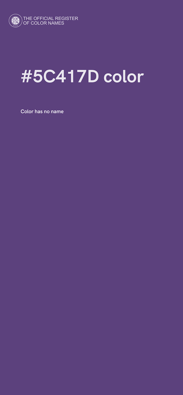 #5C417D color image