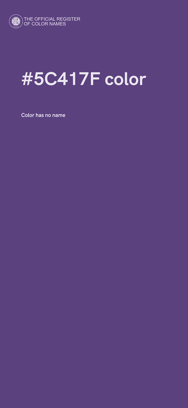 #5C417F color image