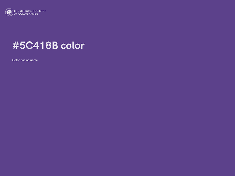 #5C418B color image