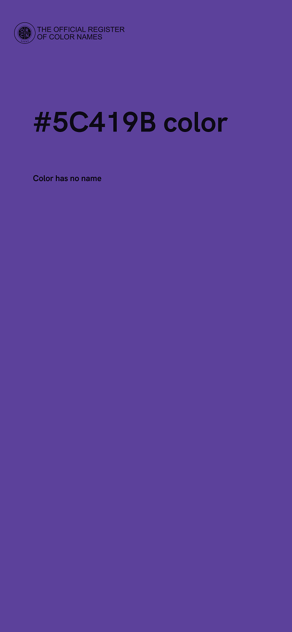 #5C419B color image
