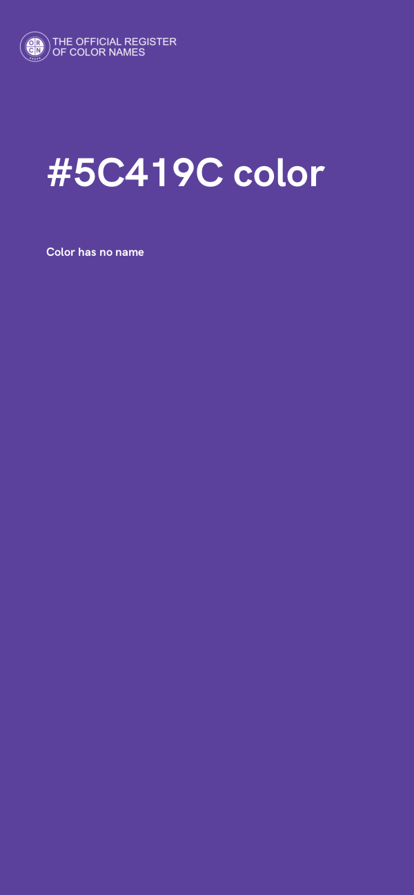 #5C419C color image