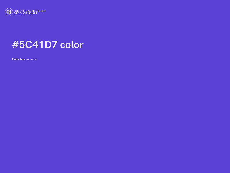 #5C41D7 color image