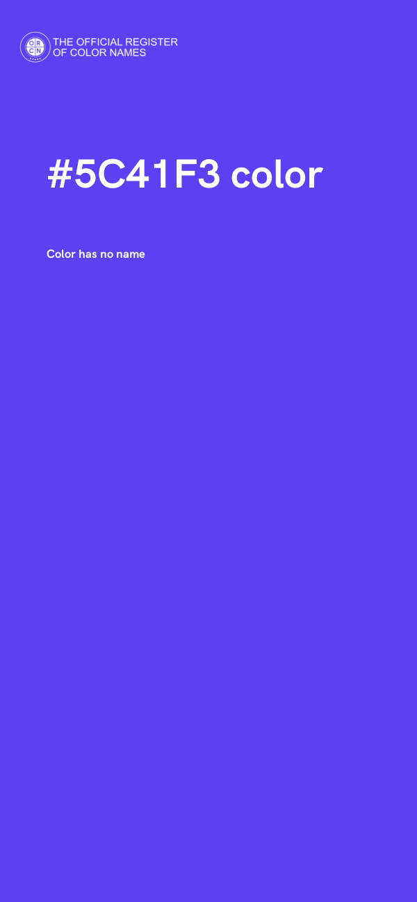 #5C41F3 color image