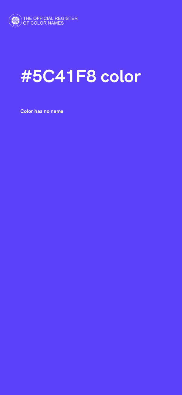 #5C41F8 color image