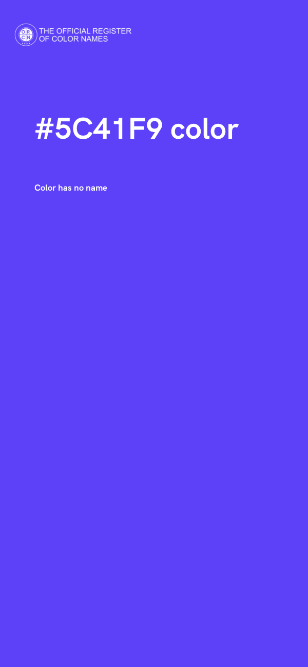 #5C41F9 color image