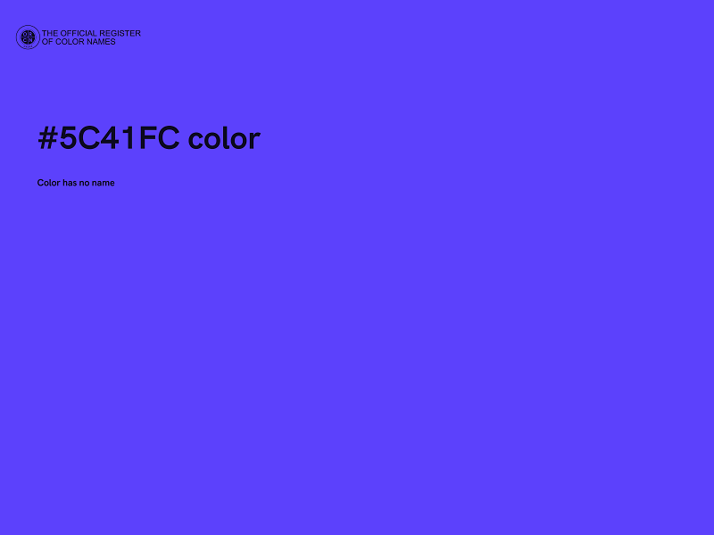 #5C41FC color image