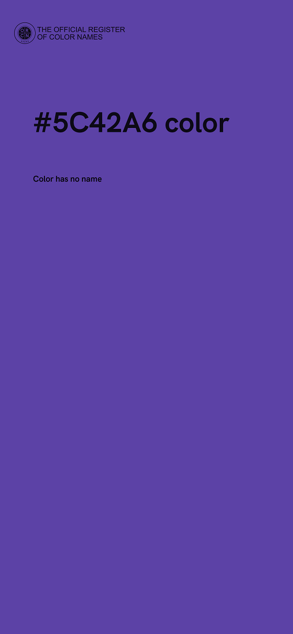 #5C42A6 color image