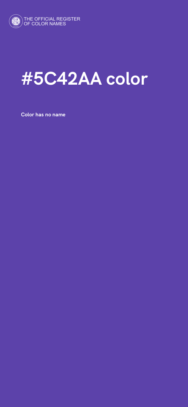 #5C42AA color image