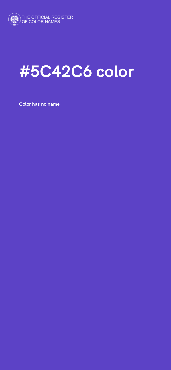 #5C42C6 color image