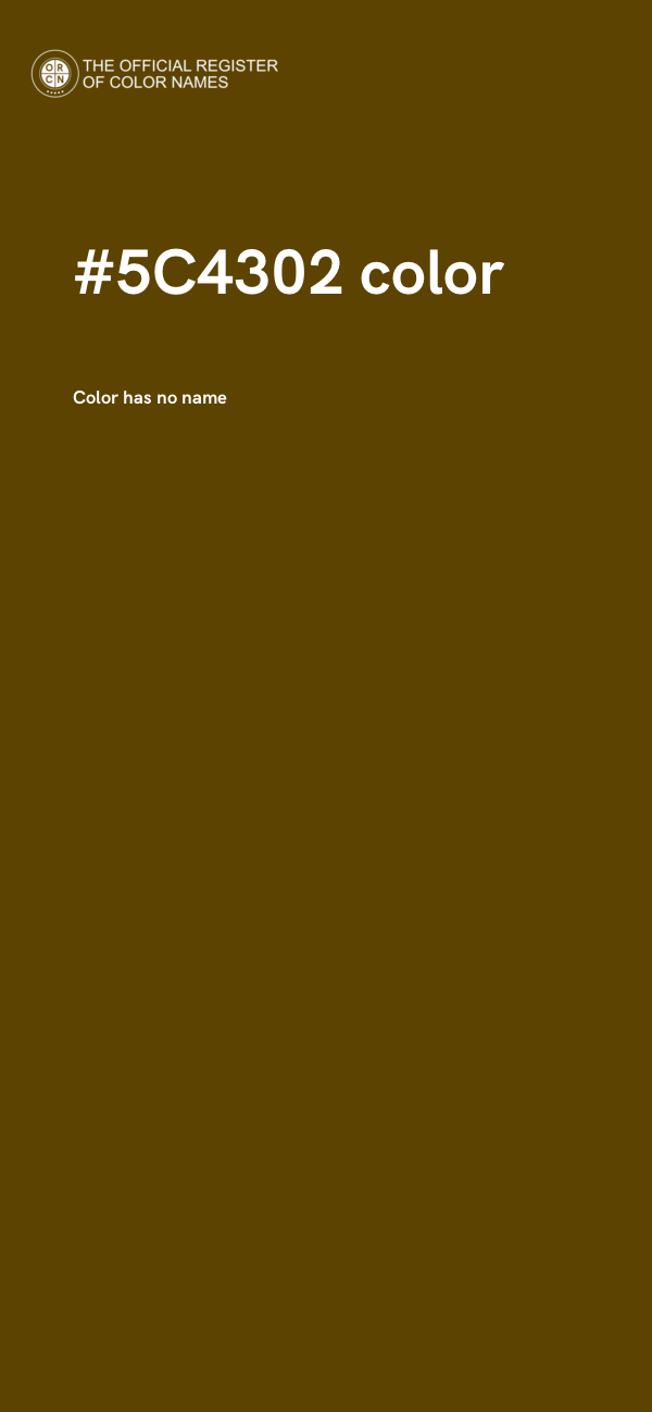 #5C4302 color image
