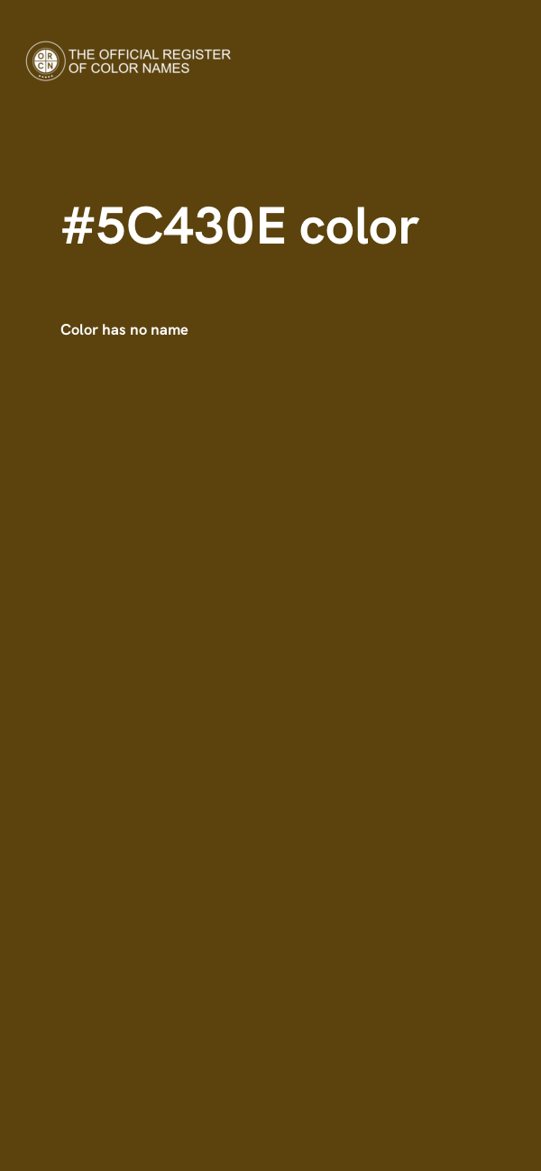 #5C430E color image