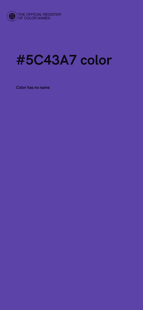 #5C43A7 color image