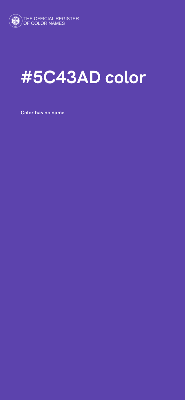 #5C43AD color image