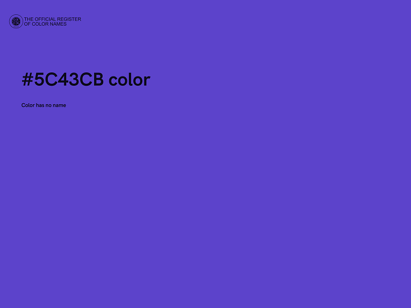 #5C43CB color image